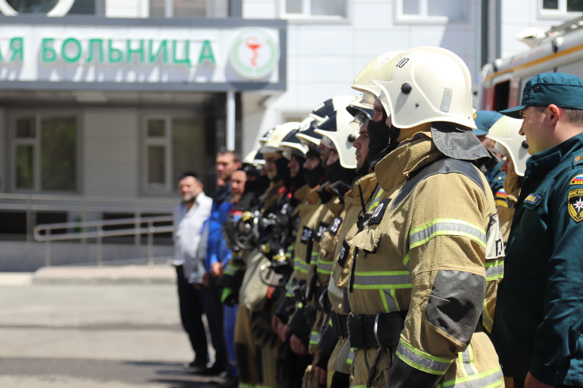 Пожарные провели учение в центральной районной больнице Курчалоя |  31.05.2021 | Грозный - БезФормата