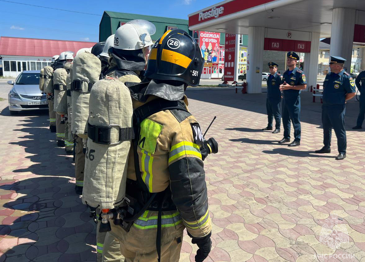 В Надтеречном районе пожарные провели учение на АЗС - Новости - Главное  управление МЧС России по Чеченской Республике