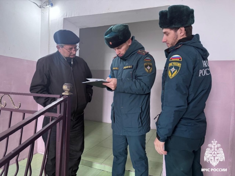 В городе Серноводское прошла противопожарная акция